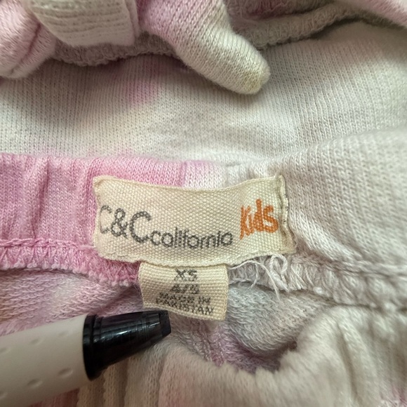 C&C California Kids Pink and White Set Size XS(4/5) - Picture 3 of 4
